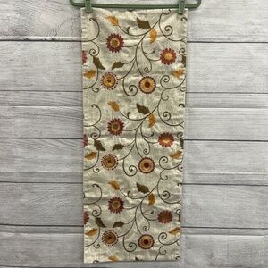 Autumn Flowers Table Runner
